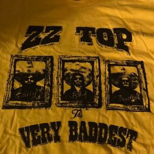 NWT ZZ TOP tee shirt Mens medium.